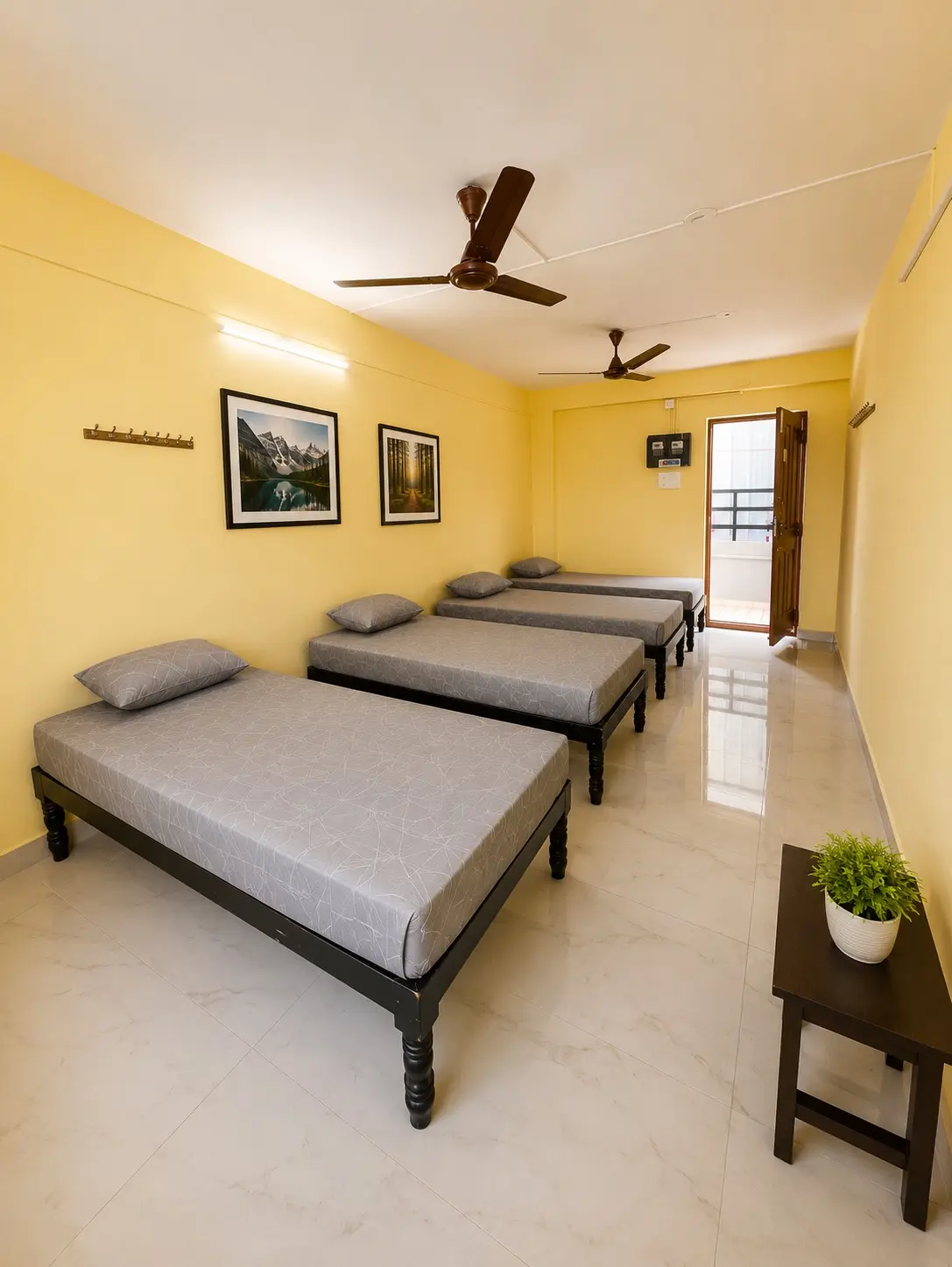 4-sharing PG room at Q Residency Peelamedu, alternate view