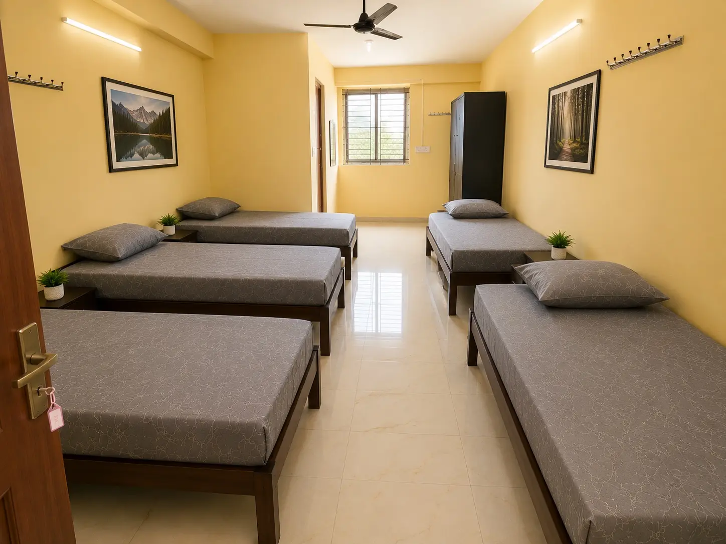5-sharing PG room at Q Residency, Peelamedu, Coimbatore