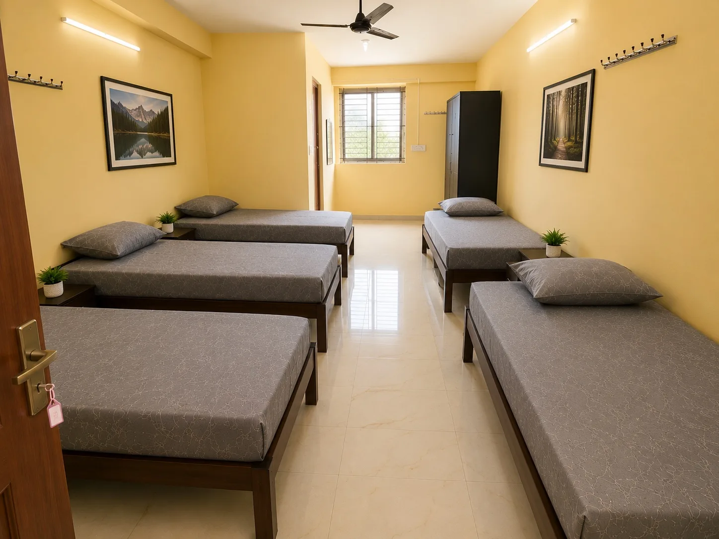 5-sharing PG room at Q Residency, Peelamedu, Coimbatore