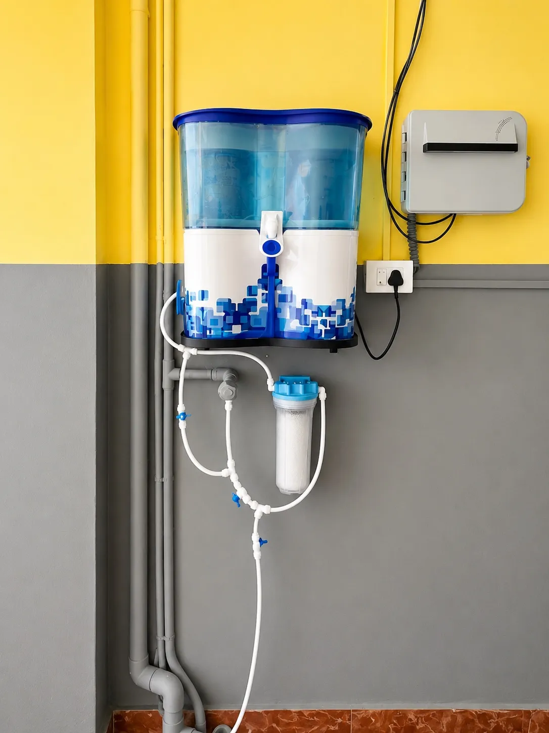RO water purifier at Q Residency